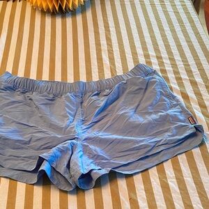Patagonia Light Blue Athletic Shorts